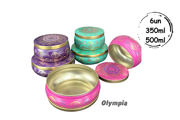 Coleção 6 Latas Filigrana 350 e 500ml