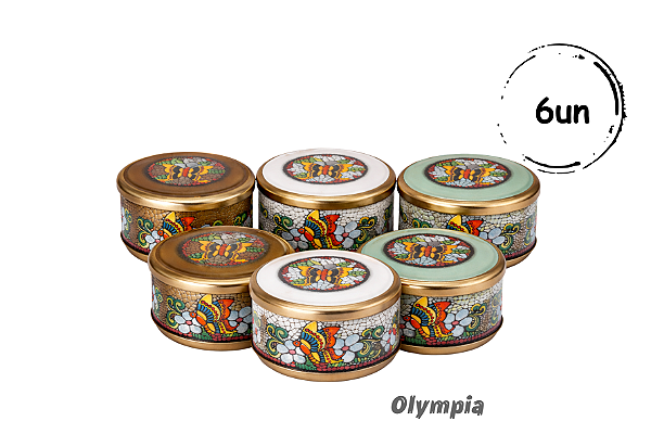 Coleção Latas Borboletas 6un