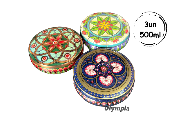 Kit 3 Latas Arabesco 500ml