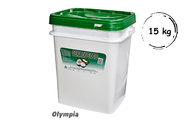 15kg Balde Cera de Coco Solven