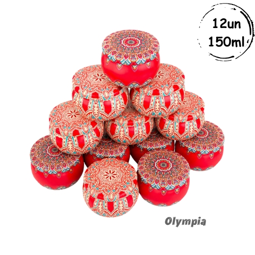 Coleção 12 Latas Metalizadas 150ml Red