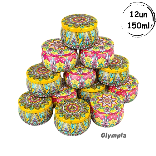 Coleção 12 Latas Metalizadas 150ml Yellow
