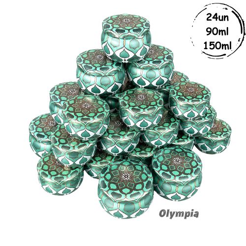 Coleção 24 Latas Mosaico Green 90 e 150ml