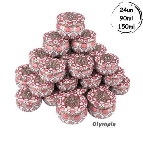 Coleção 24 Latas Mosaico Rosé 90 e 150ml