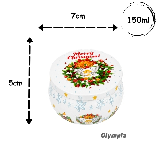 Lata Merry Christmas White 150ml