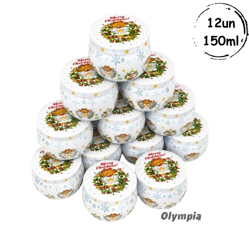12 Latas Merry Christmas White 150ml