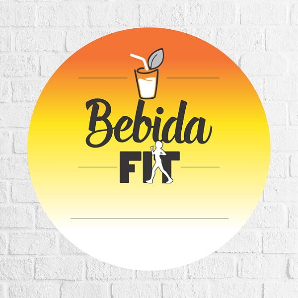 Adesivo Bebida Fit 4,5cm - REF 1017