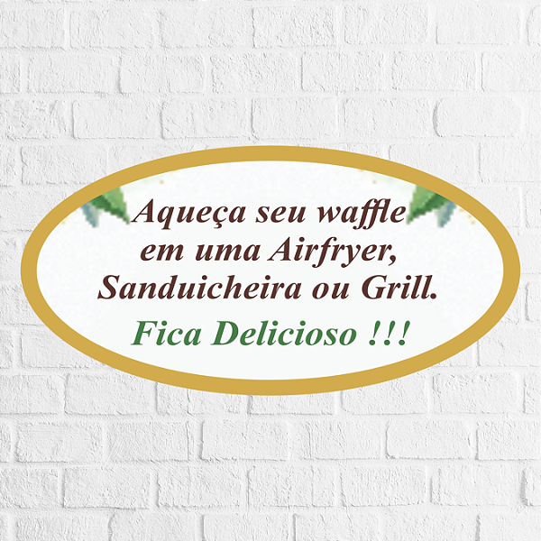 Adesivo Waffle 6x3cm - REF 4001