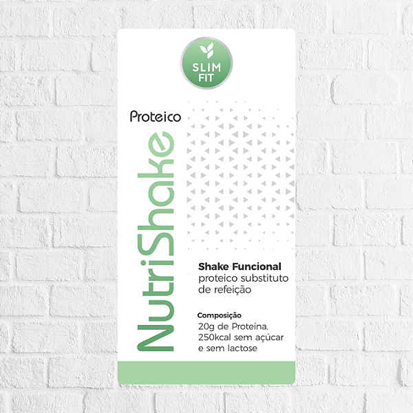 Adesivo Nutrishake 4x8cm - REF 2010