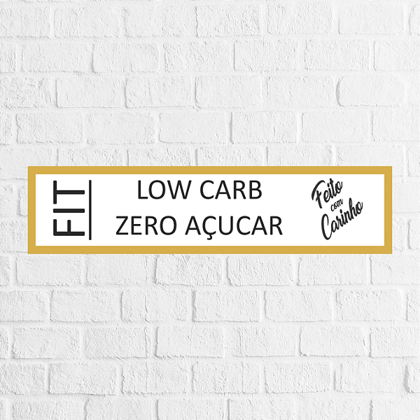 Lacre de Segurança FIT Low Carb 9x2cm - REF 3004