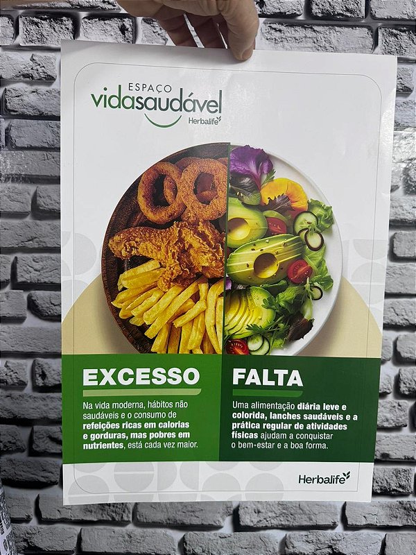 Cartaz Tour A3 - Excesso e falta (PRONTA ENTREGA)