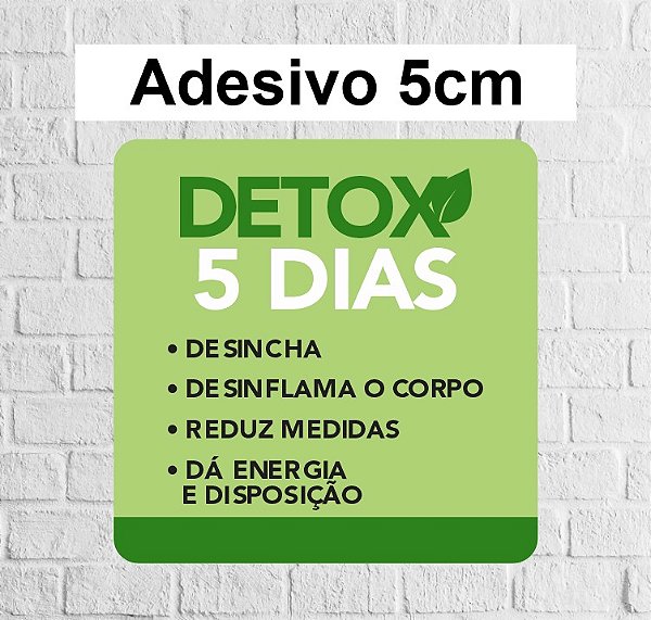 Adesivo Detox Desinchar 5cm - PRONTA ENTREGA