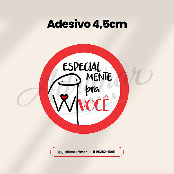 Adesivo Especialmente para você 4,5cm - REF 1047