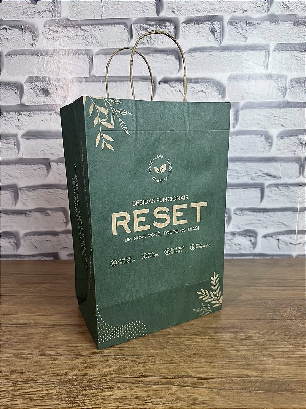Sacola Reset AVULSA | 30,5 A x 19 L x 11,5 C