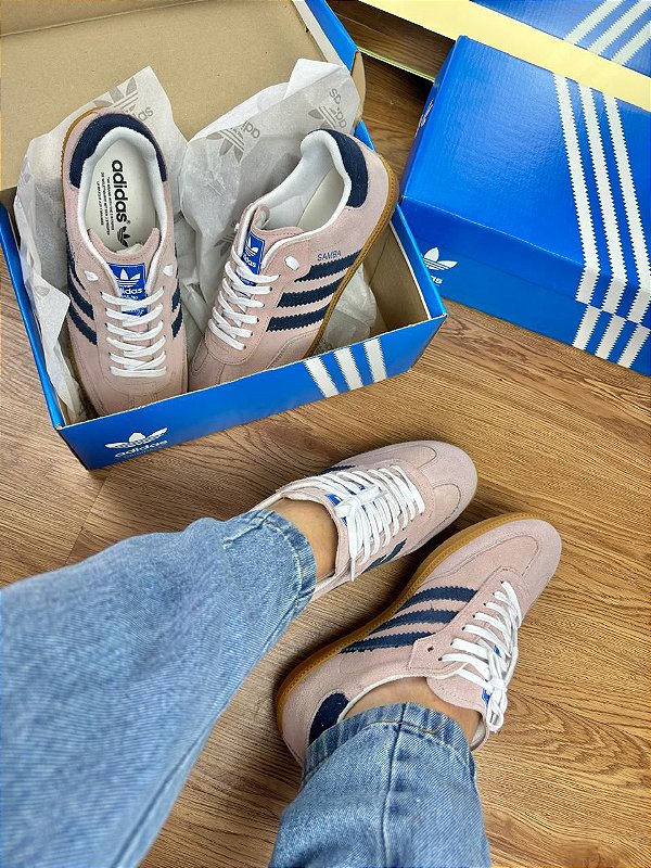 Tênis Sambas OG Rosê Blue