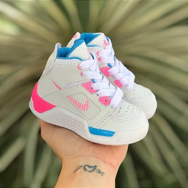 Tênis  Nike Infantil Rosa e Branco
