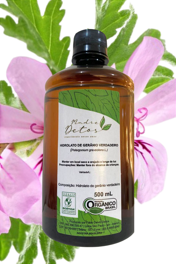 Hidrolato de Gerânio Orgânico 500ml