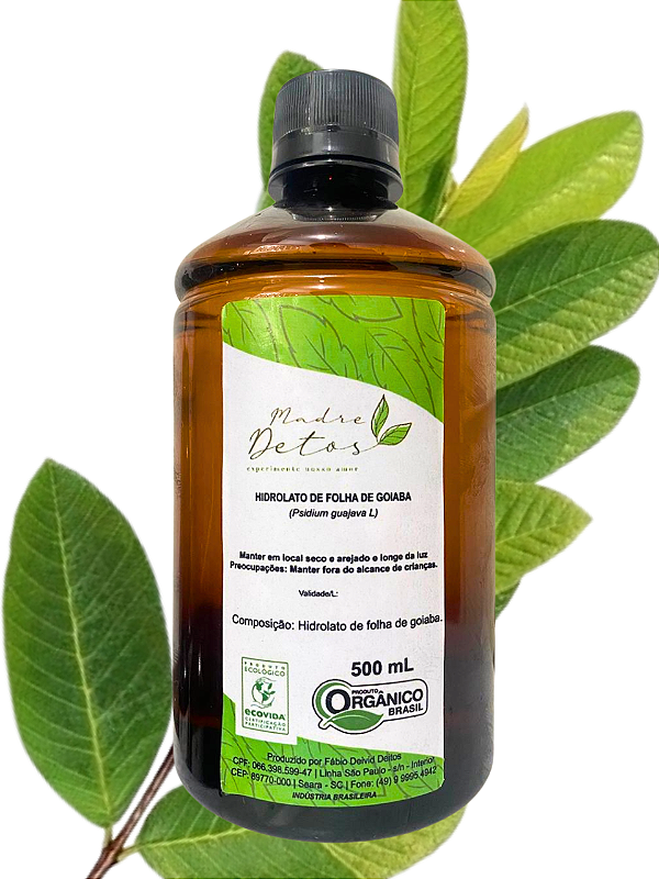 Hidrolato Folha de Goiaba Orgânico 500ml