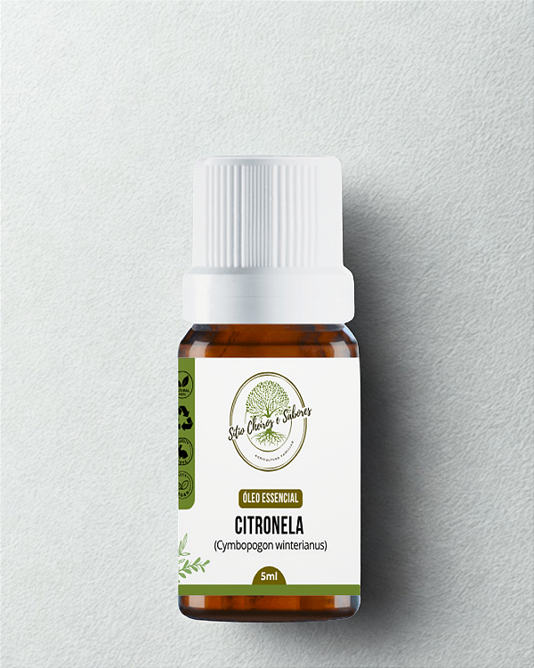 Óleo Essencial de Citronela Orgânico 5ml