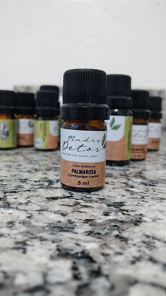 Óleo Essencial de Palmarosa Orgânico 5ml