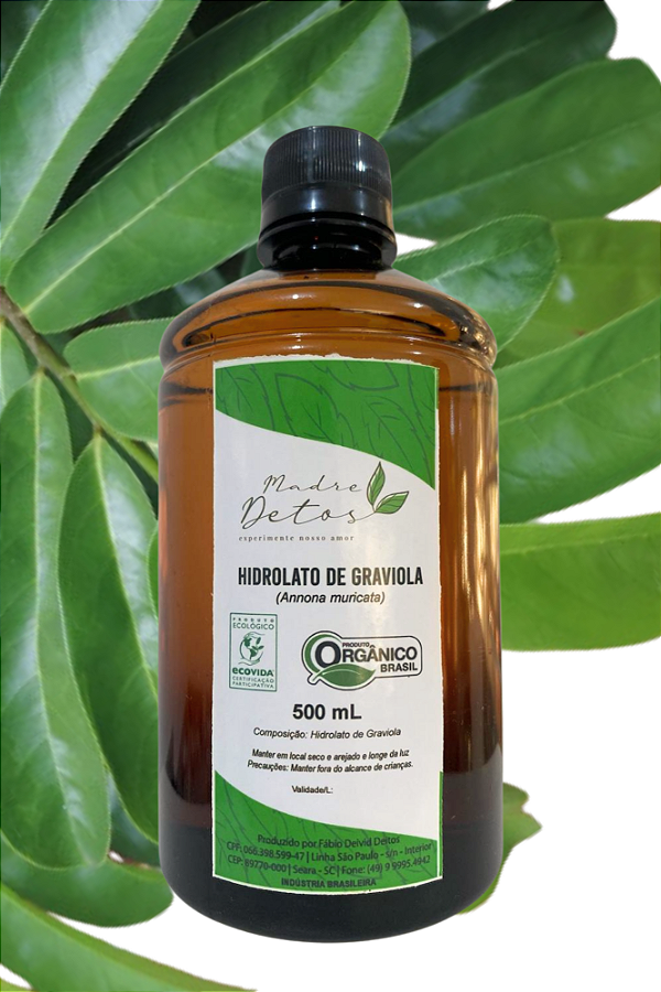Hidrolato Graviola com Ipê Roxo Orgânico 500ml
