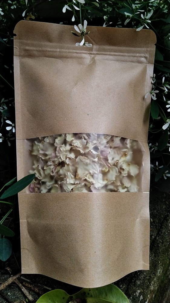 Petalas de Rosas Brancas Organicas Desidratadas 10 g