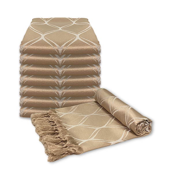 Manta Xale de Sofá e Cama Decorativa Jacquard Stylish