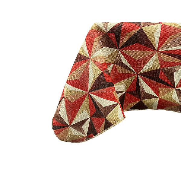 Toalha de Mesa Retangular Estampada Abstrata