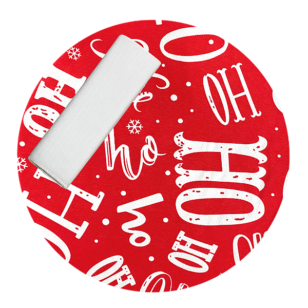 Kit Capas de Sousplat com Guardanapos de Natal Estampa de Natal Natalina