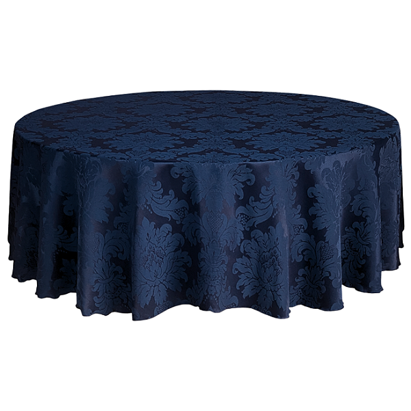 Toalha De Mesa Redonda Jacquard Medalhão