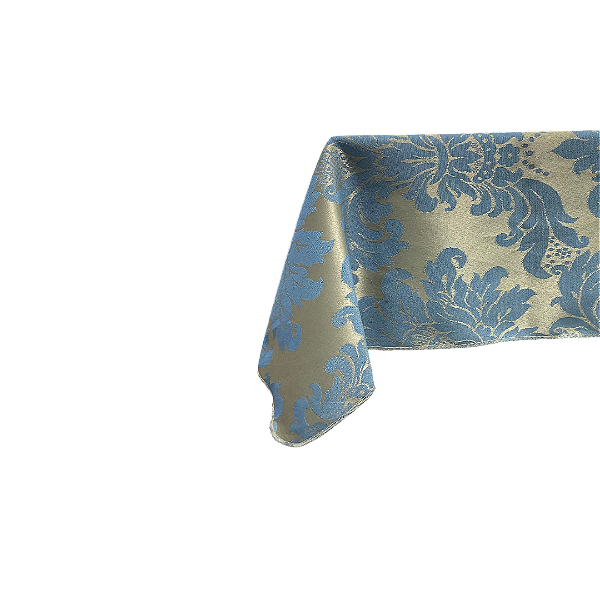 Toalha De Mesa Retangular Sofisticada Jacquard Medalhão Mesa Posta Luxuosa