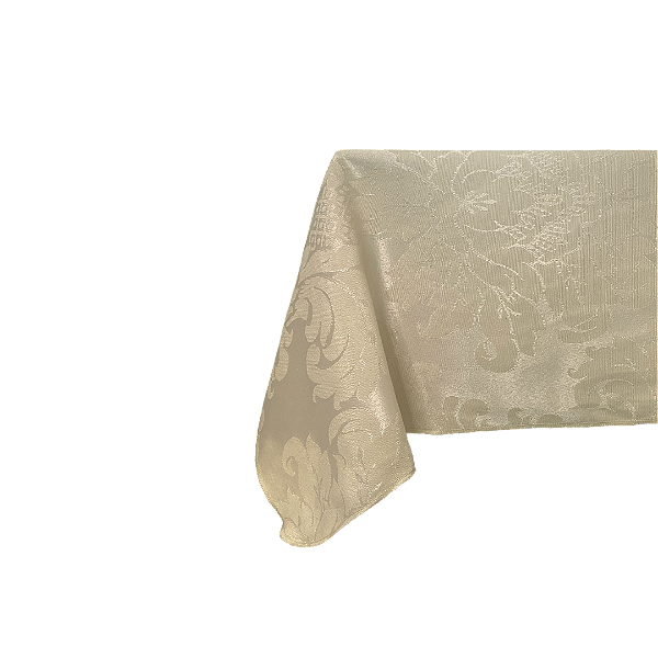 Toalha De Mesa Retangular Elegante Jacquard Medalhão Mesa Posta Decorativa