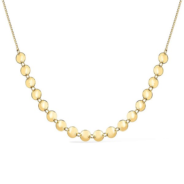 Chocker Dourada Esferas com Extensor