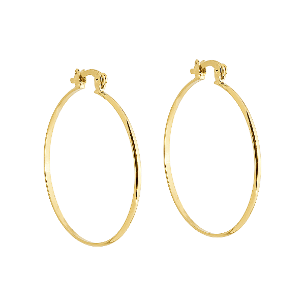 Brinco Dourado de Argola Médio