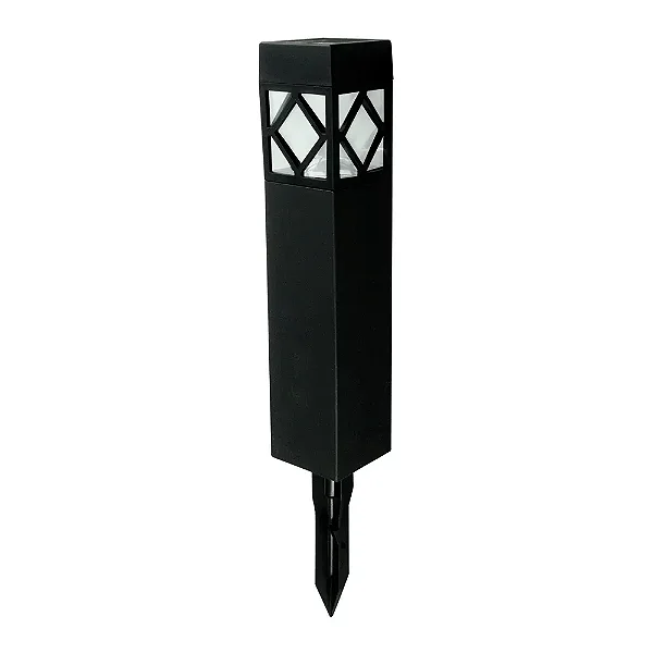 Espeto Led Solar Deco Taschibra 02 3000k Preto