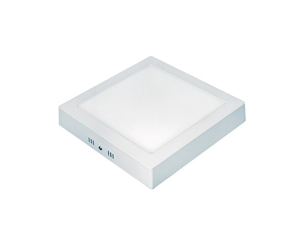 Painel Led 12w Lux Quadrado Sobrepor Taschibra 6500k Luz Fria