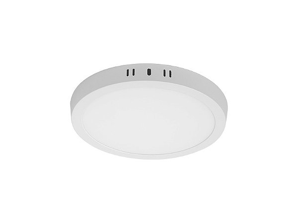 Painel Led 18w Lux Redondo Sobrepor 6500k Luz Fria