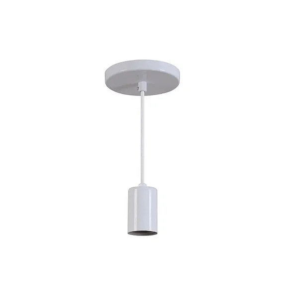 Pendente Copo Branco 1xe27 Ars Iluminação