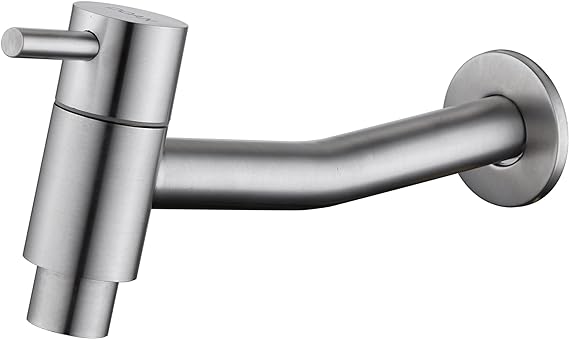 Torneira Inox De Banheiro/Lavatório Desing Parede Link Doan Nox10