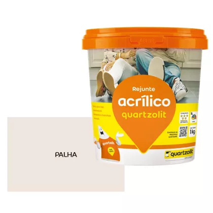 Rejunte Acrílico Palha 1kg Quartzolit
