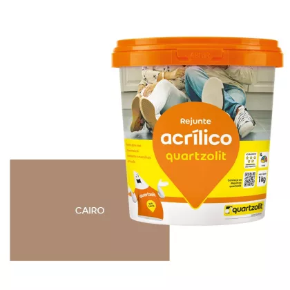 Rejunte Acrílico Cairo 1kg Quartzolit