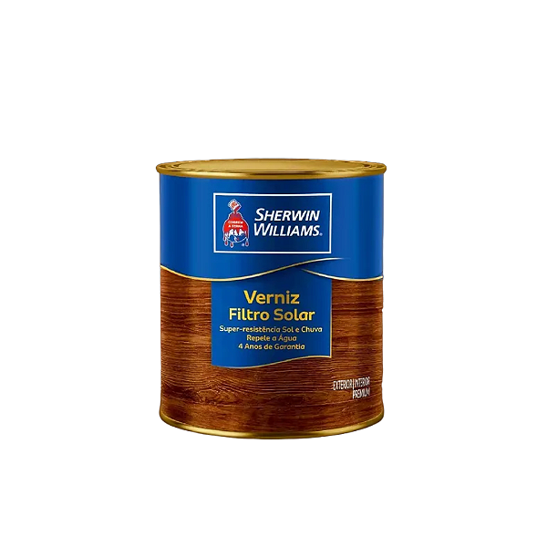 Verniz Filtro Solar Brilho 900ml Incolor Brilhante Sherwin Williams