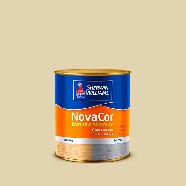 Tinta Esmalte Sintético Novacor Brilho 900ml Marfim Sherwin Williams