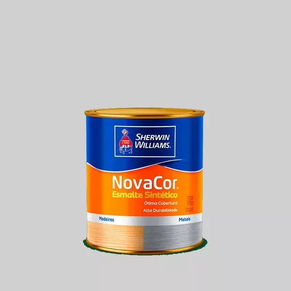 Tinta Esmalte Sintético Novacor Brilho 900 Ml Alumínio 31142902 Sherwin Williams