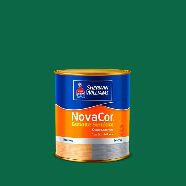 Tinta Esmalte Sintético Novacor Brilho 900ml Verde Folha Sherwin Williams