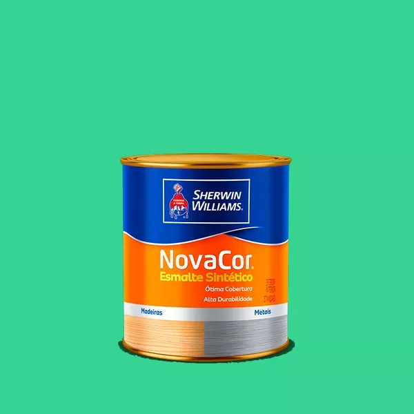 Tinta Esmalte Sintético Novacor Brilho 900ml Verde Palmeira 31144402 Sherwin Williams