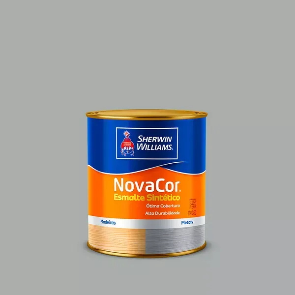 Tinta Esmalte Sintético Novacor Brilho 900ml Platina 31140202 Sherwin Williams