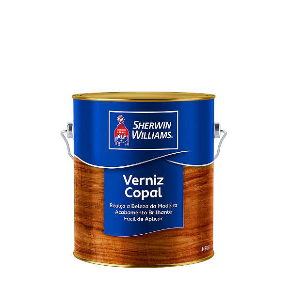 Verniz Copal Incolor Brilhante 3,6 L Sherwin Williams