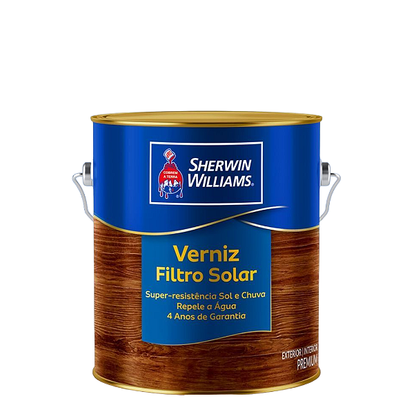 Verniz Filtro Solar 3,6 L Incolor Acetinado 5970001 Sherwin Williams