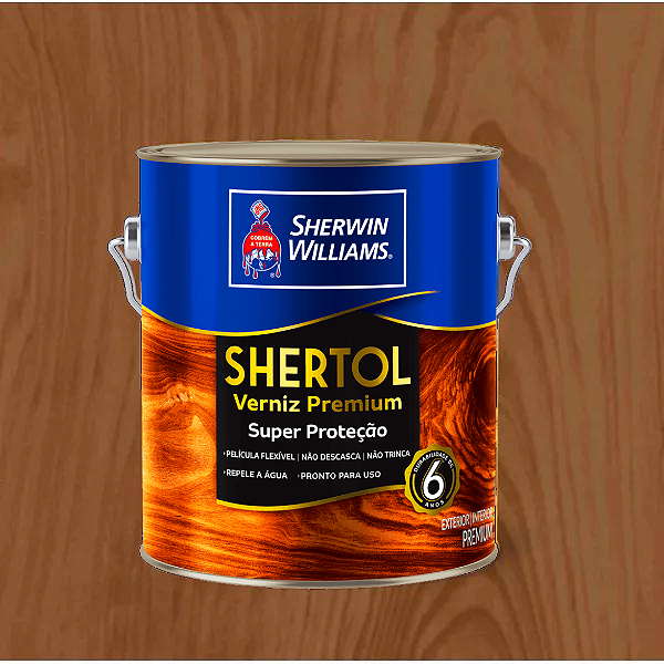 Verniz Shertol Brilho 3,6 L Imbuia Brilhante Sherwin Williams
